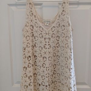 Artisan NY Crochet Tank Top - Size XS